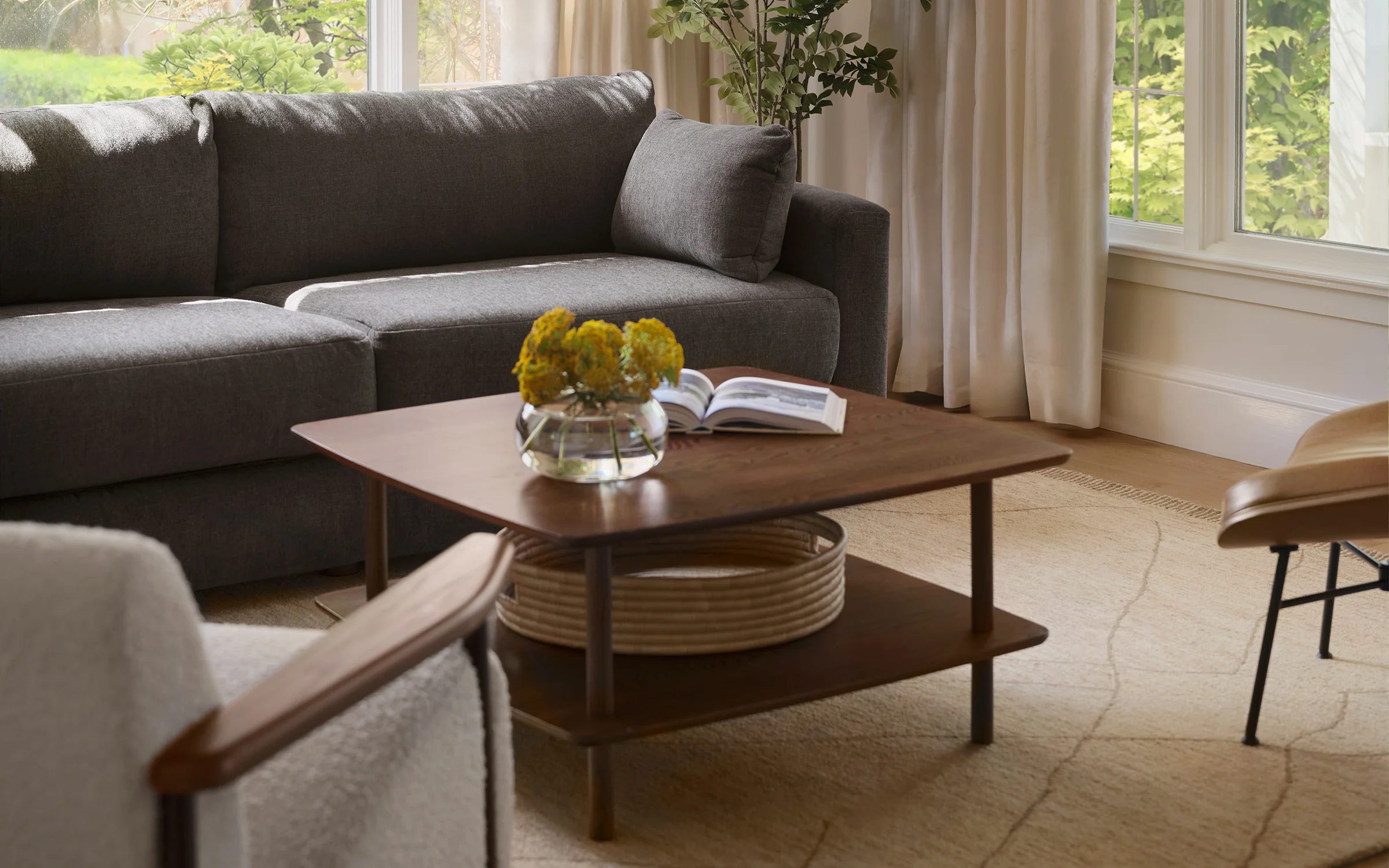 Serif Square Coffee Table