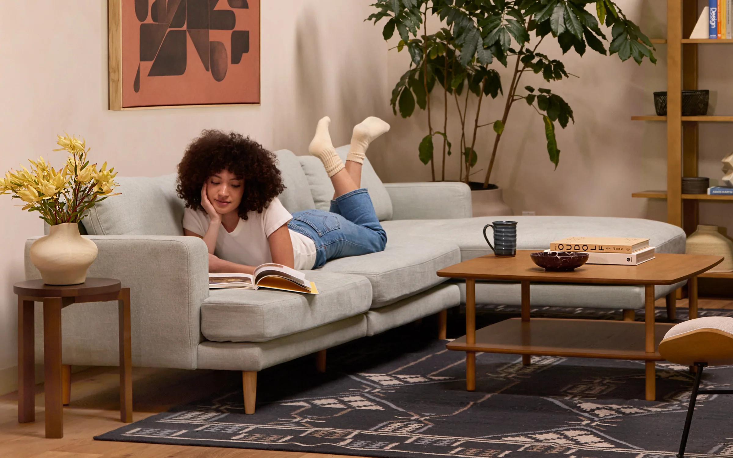 Serif Square Coffee Table