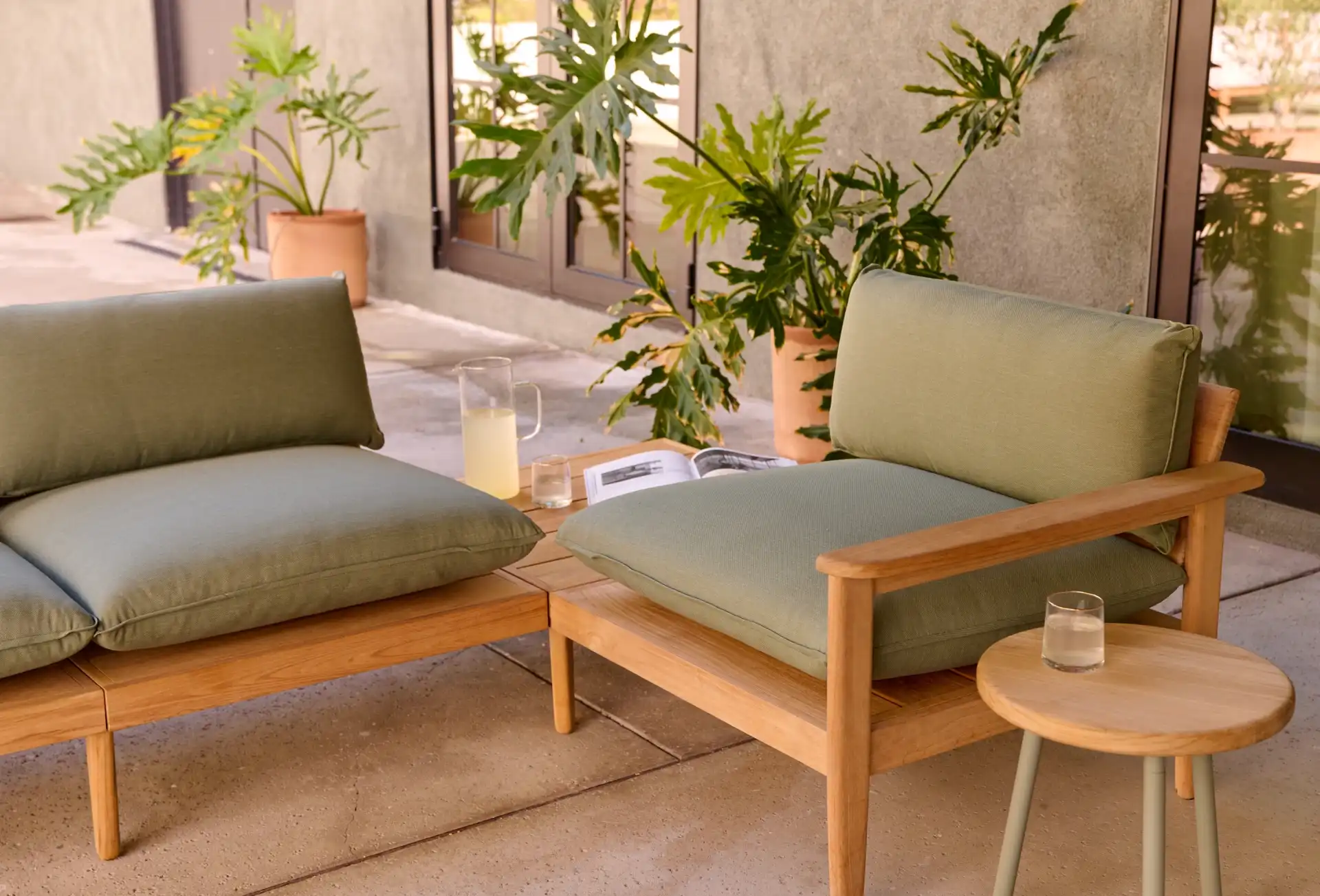 Dunes Teak 3-Seat Sofa