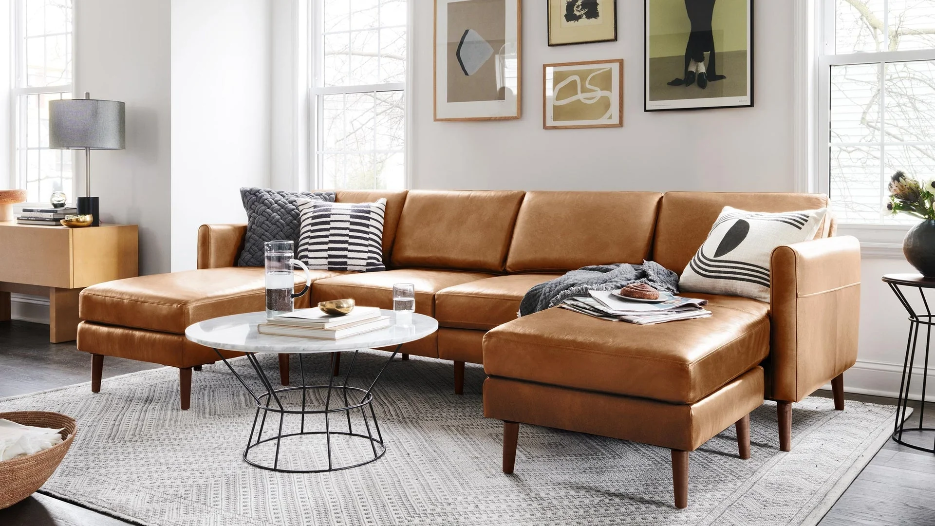 Nomad Armchair with Ottoman