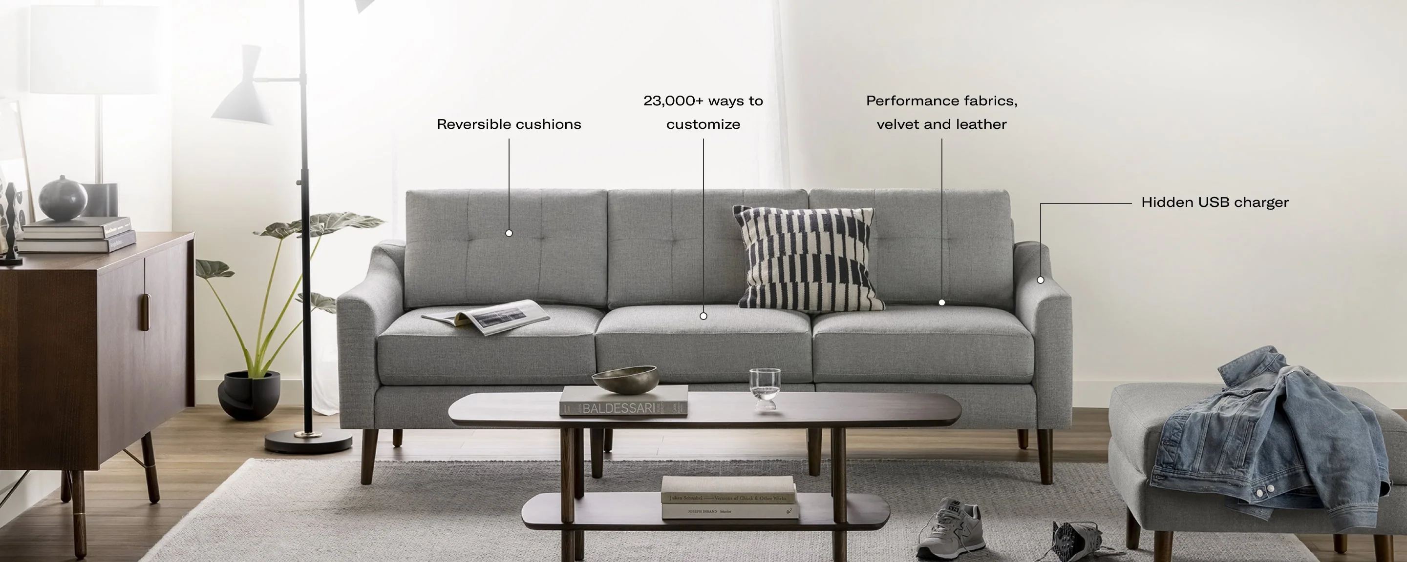 Nomad King Sectional with Ottoman 11 Nomad King Sectional with Ottoman