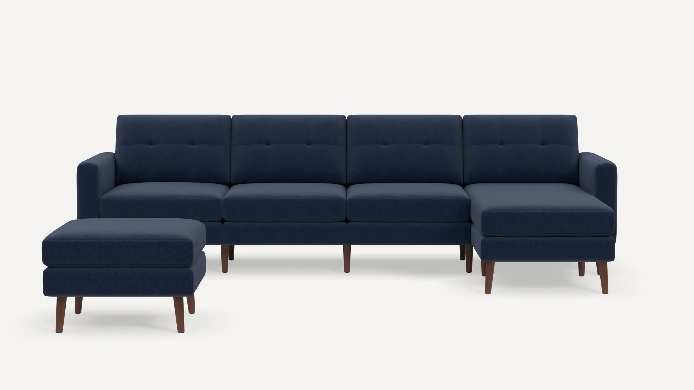 Nomad King Sectional with Ottoman 2 Nomad King Sectional with Ottoman