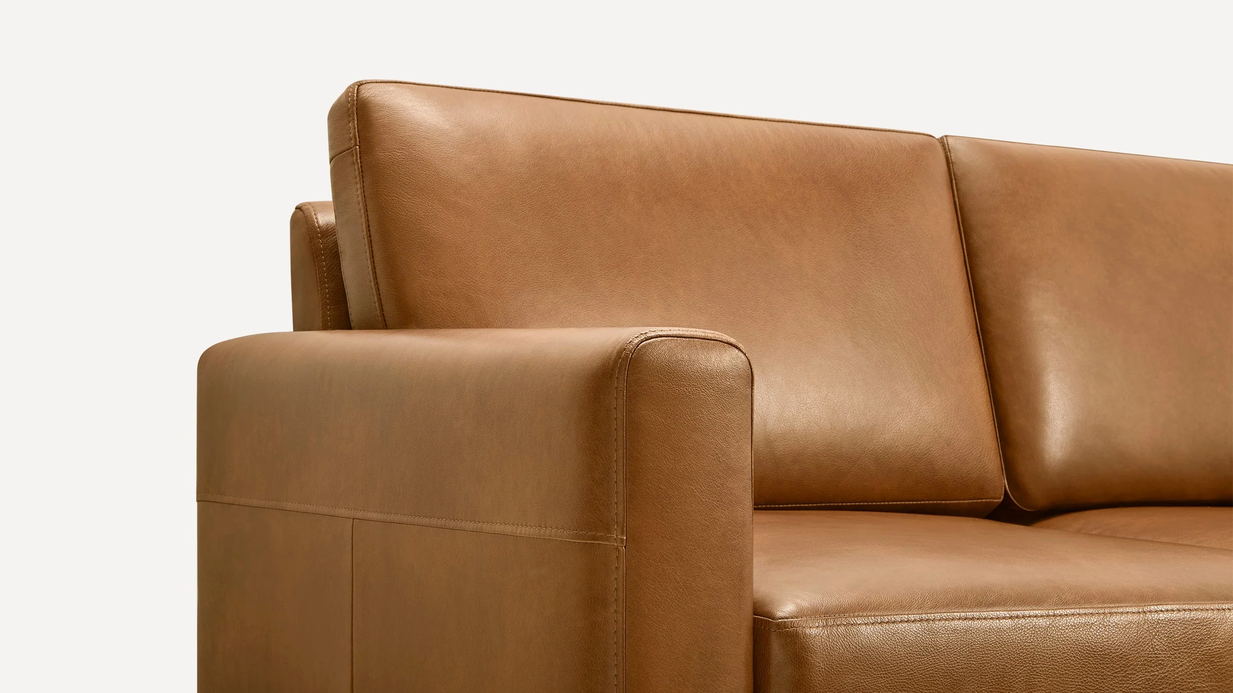 Nomad Leather 7-Seat Corner Sectional with Reversible Chaise and Ottoman 1 Nomad Leather 7-Seat Corner Sectional with Reversible Chaise and Ottoman