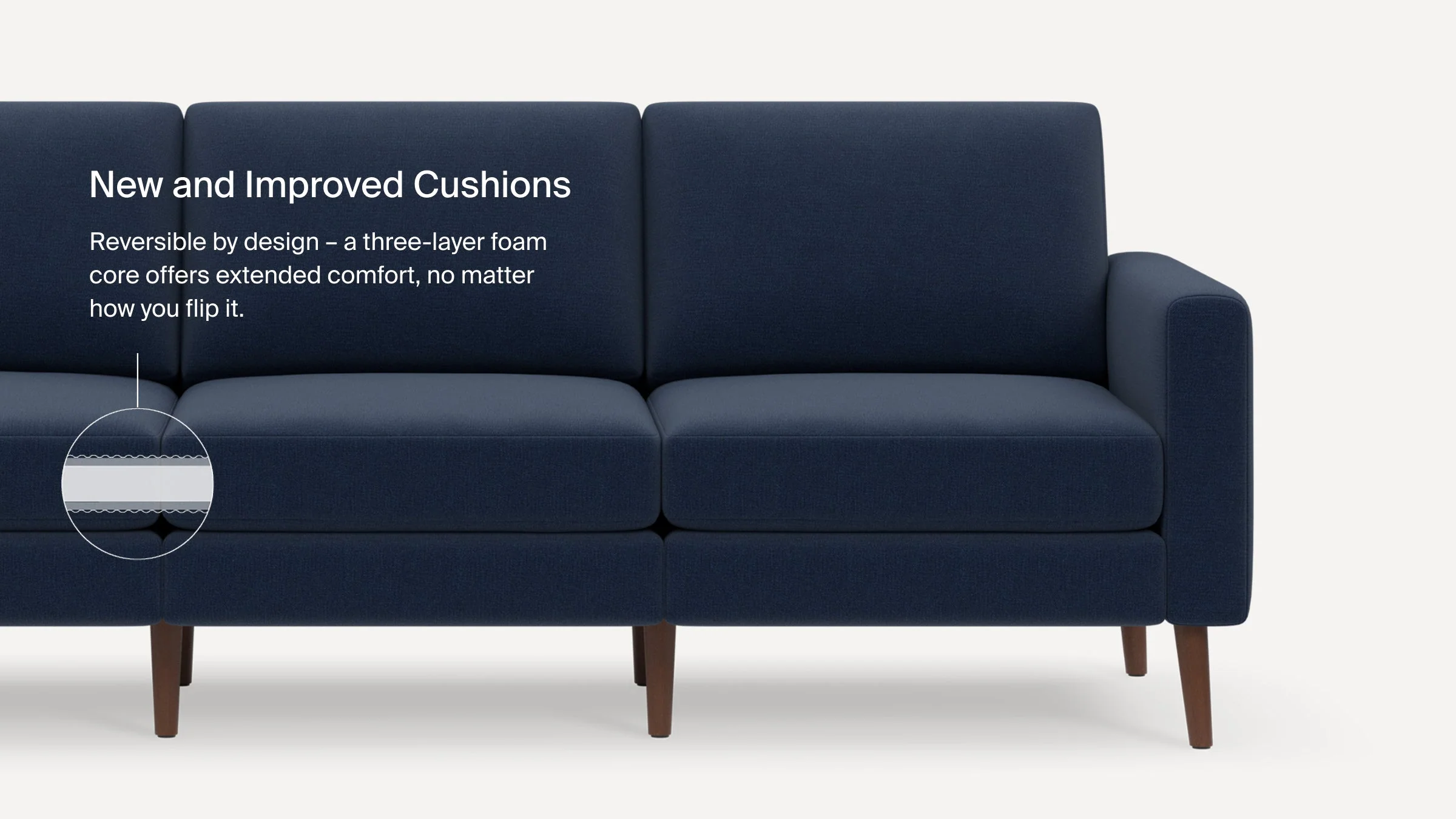 Nomad Leather King Sectional with Ottoman