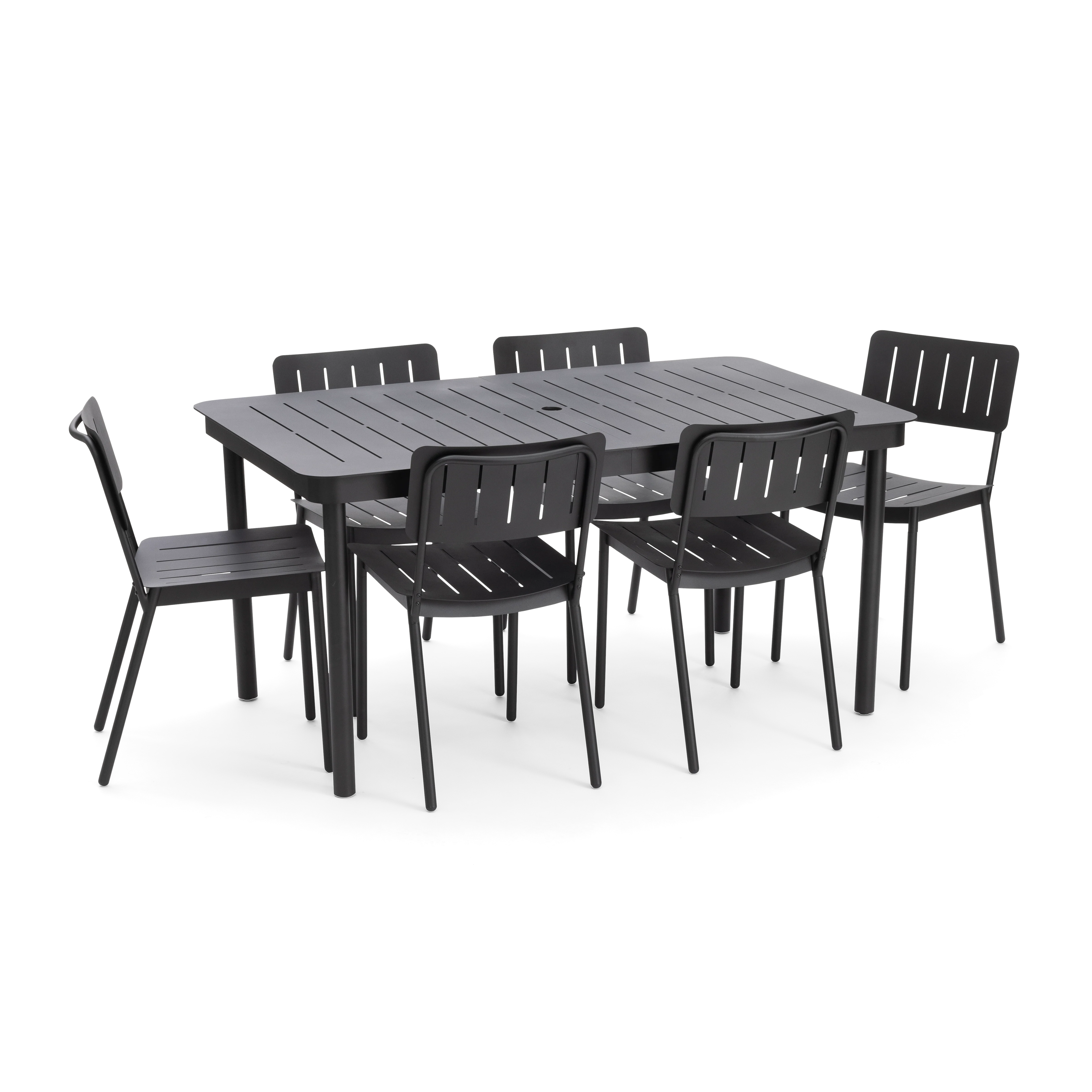Relay Outdoor Dining Table & Chairs Set