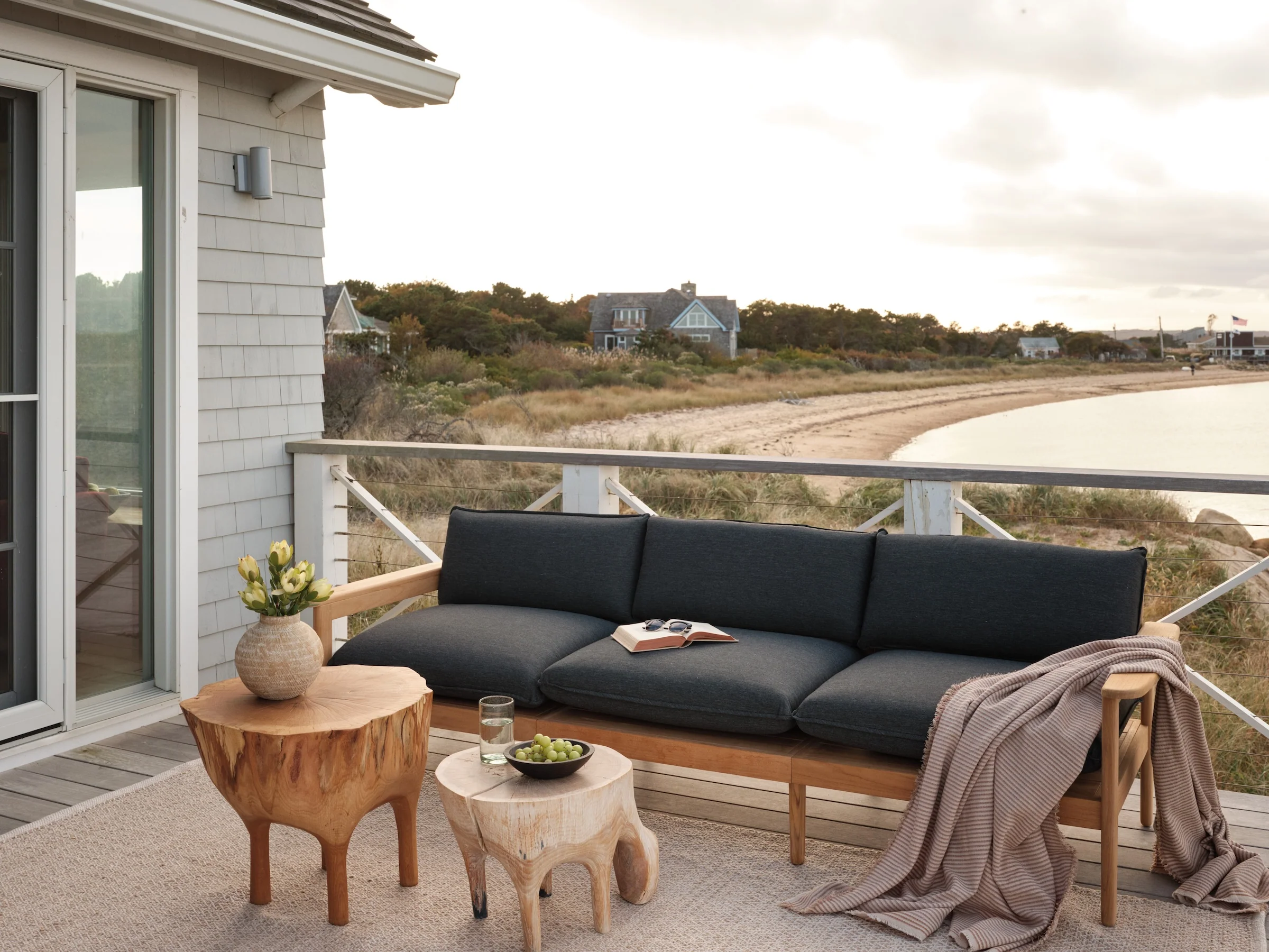 Dunes Teak King Double Lounger