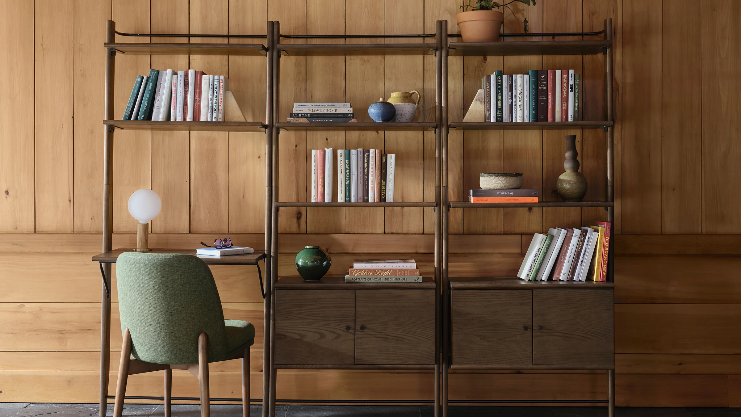Title Triple Fully Open Bookshelf