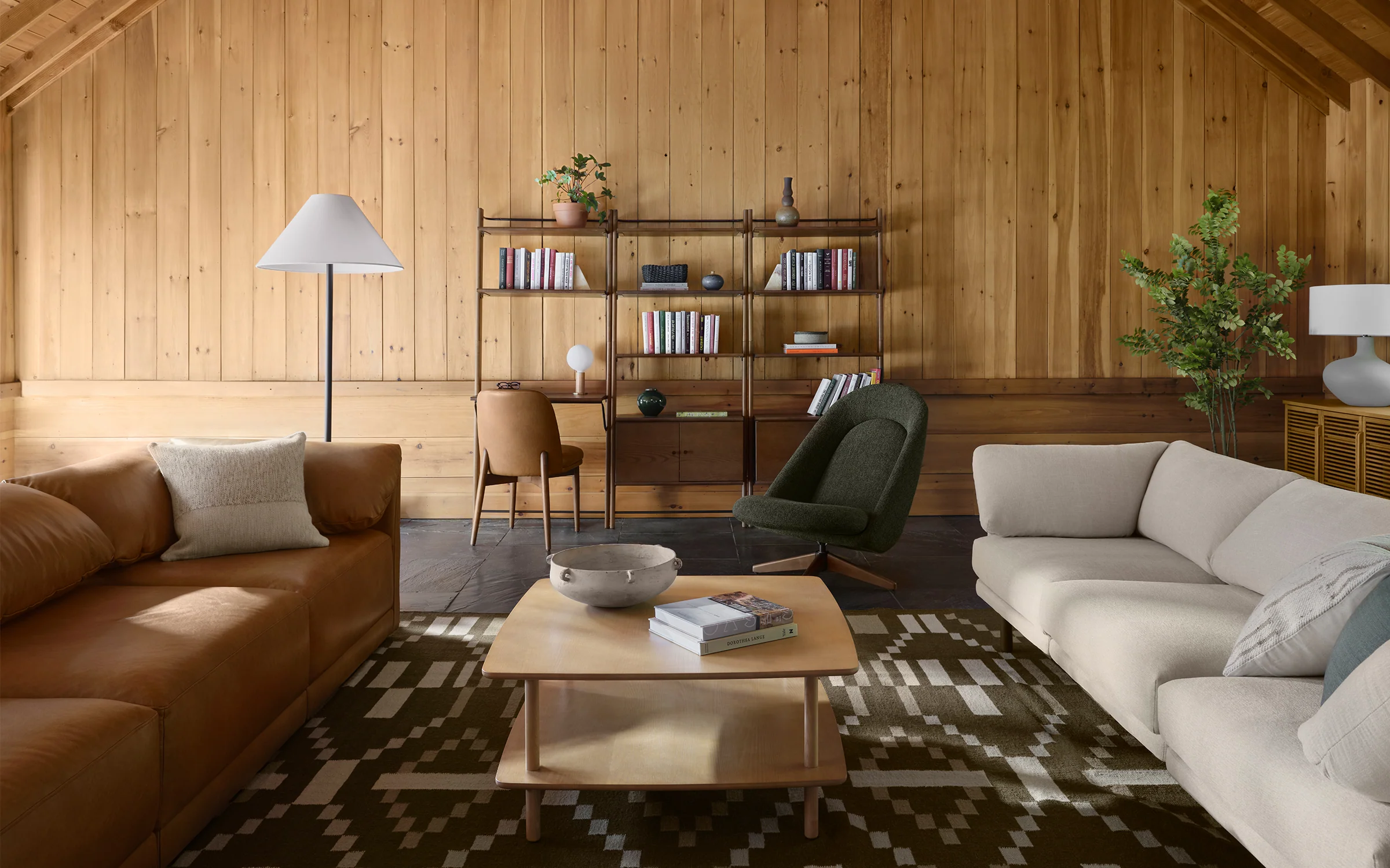 Airmail Chair with Ottoman