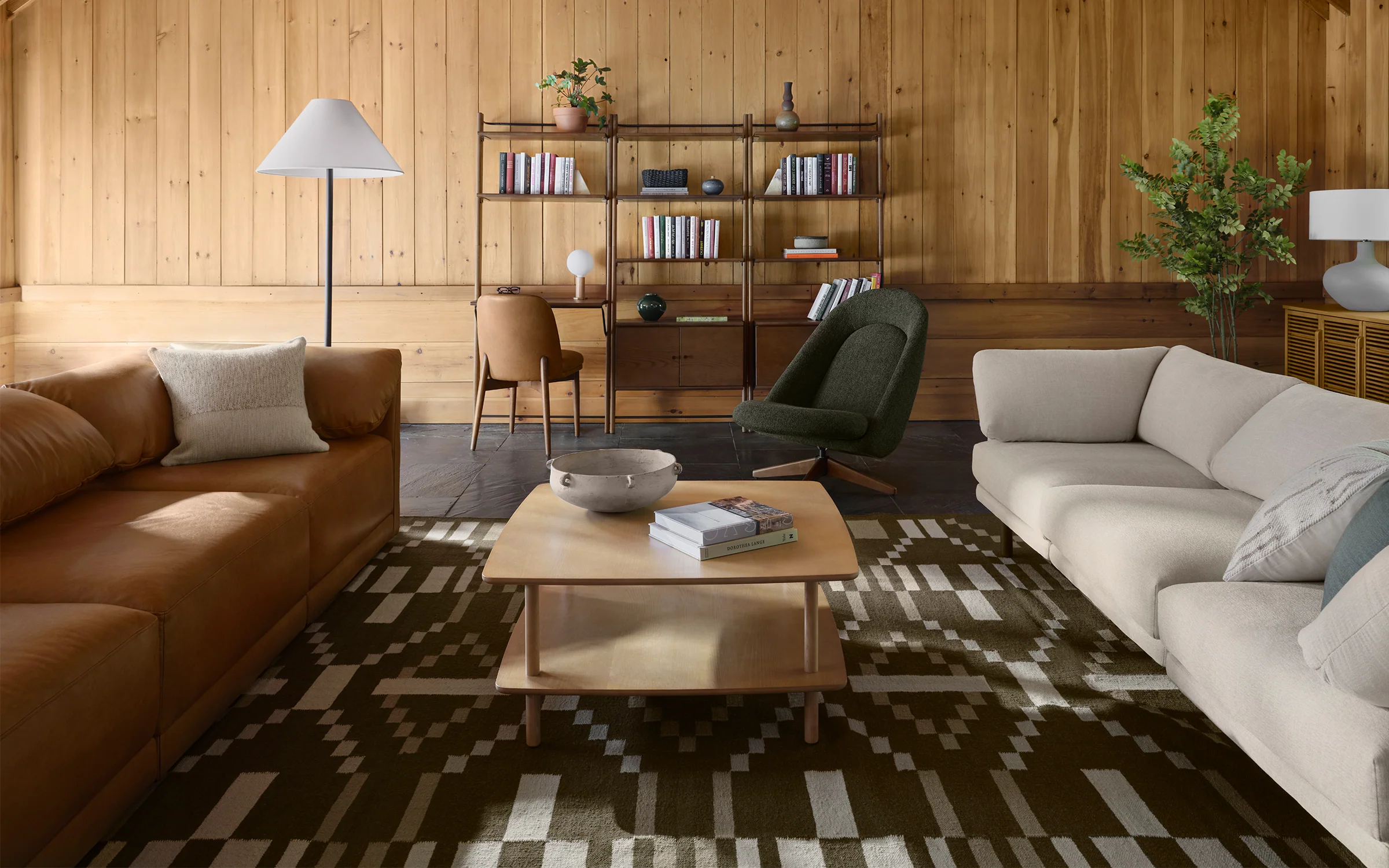 Range 4-Piece One Arm Sofa