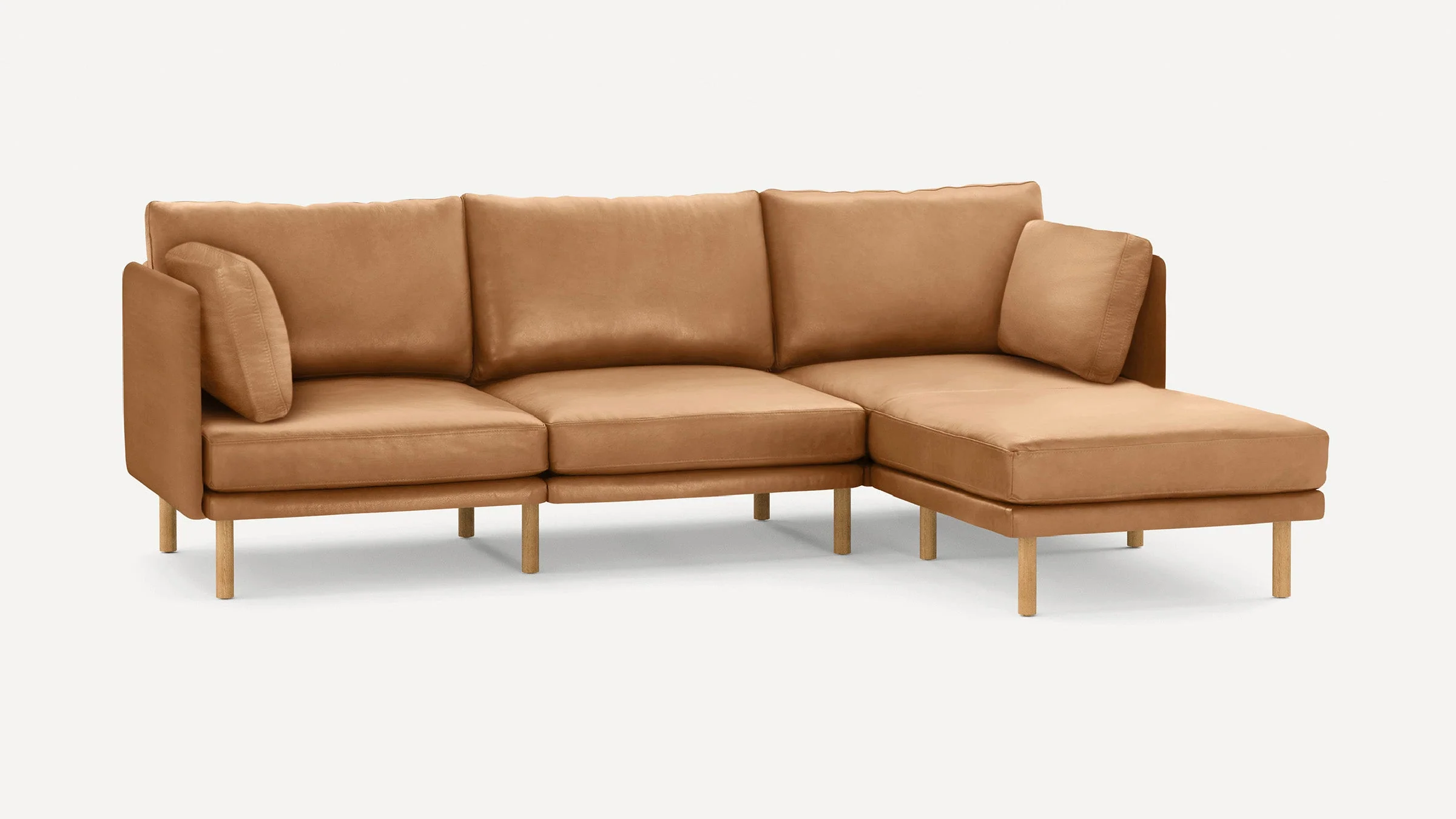 Field Leather 3-Piece Sofa