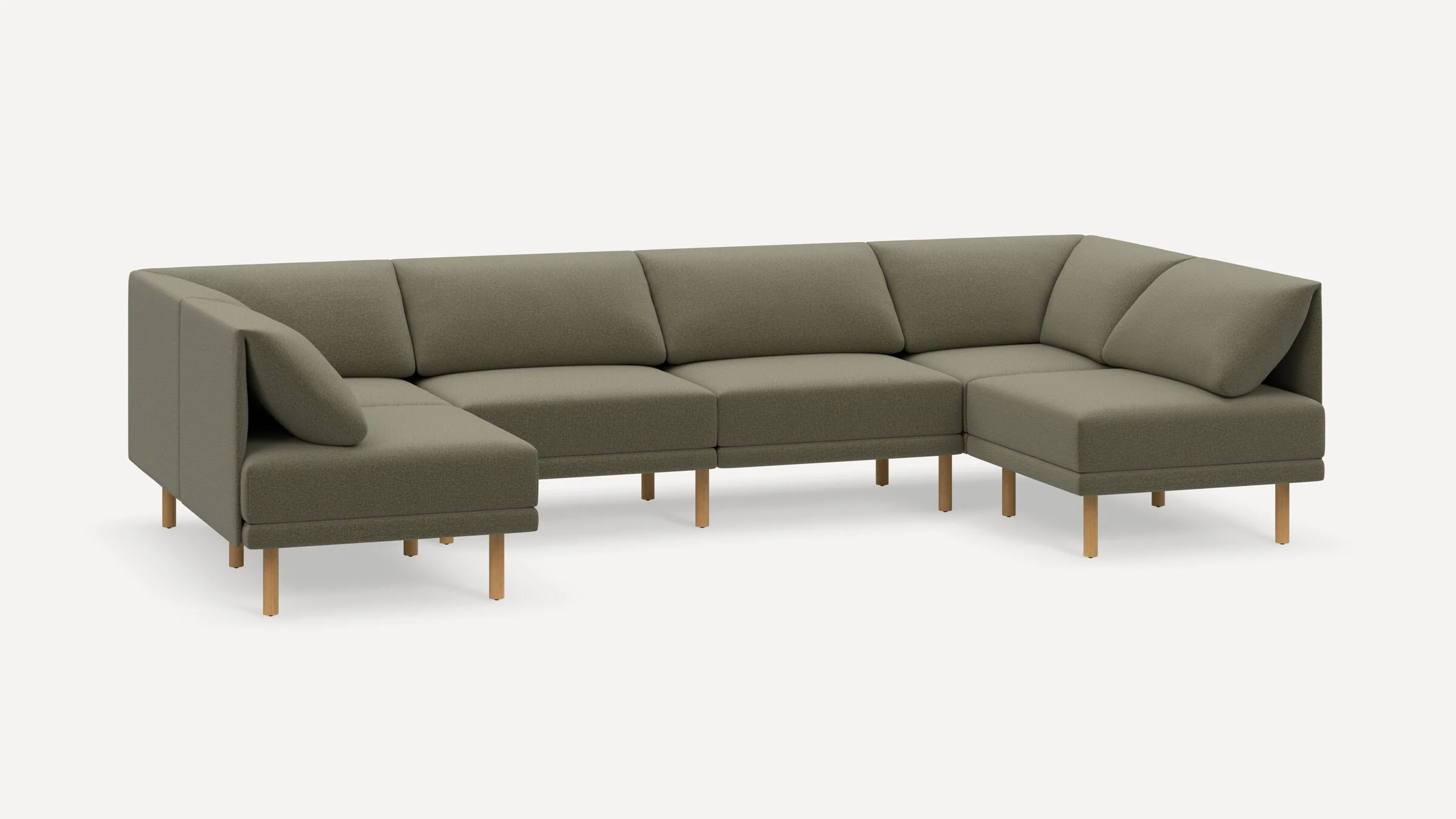 Range 6-Piece Open U Sectional
